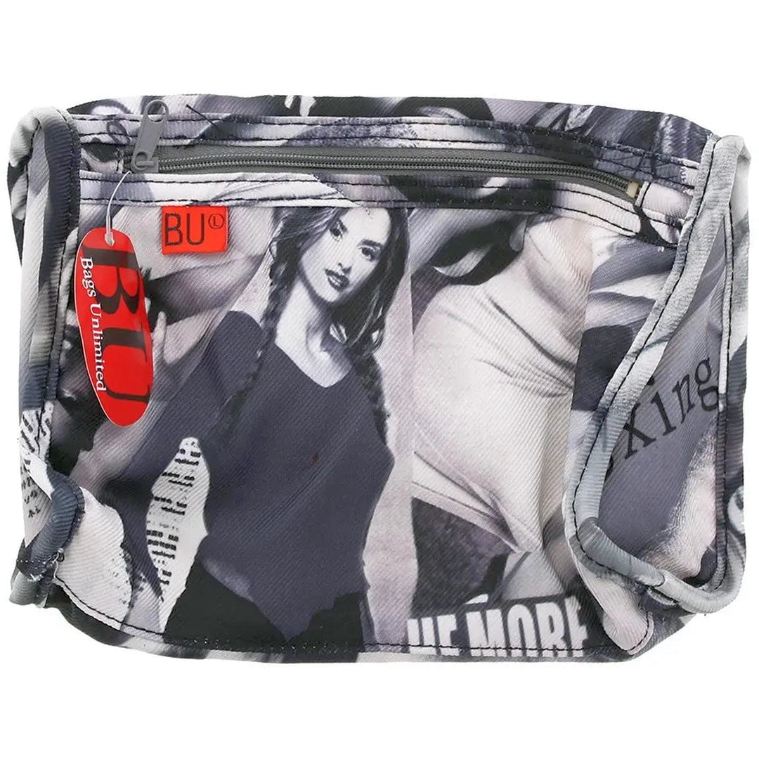 bags-unlimited-st-tropez-silver-side-zip-pouch