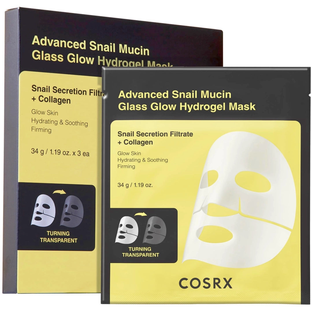 cosrx-advanced-snail-mucin-glass-glow-hydrogel-face-mask-34g