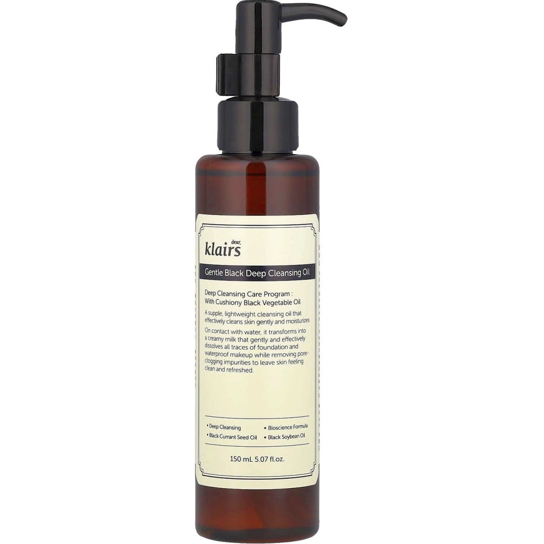 klairs-gentle-black-deep-cleanisng-oil-150ml